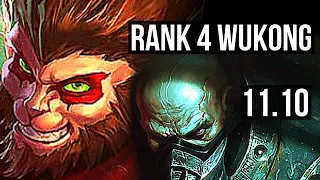 WUKONG vs URGOT (TOP) | Rank 4 Wukong, 12/4/9, Dominating | TR Grandmaster | v11.10