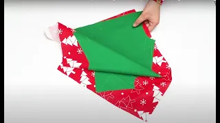 🎄 CHRISTMAS decor IN 10 MINUTES from fabric scraps | Sewing tricks and tips | Sewing for beginners