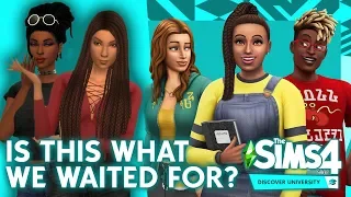 Is it what we waiting for | The Sims 4 Discover University Reaction Trailer