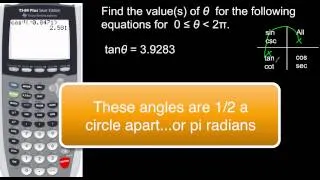 5-3 Finding Trig Values Using The TI84