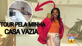 tour pela minha casa vazia em Portugal                                     Veja o  final 😱