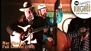 Mac Wiseman - Live Full Bluegrass Concert (1989 Charlotte BG Festival)