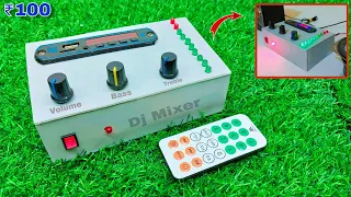 DJ Mixer || How To Make DJ Mixer || Vu meter