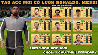 DLS 23 | Hướng dẫn tạo Acc mới có luôn Ronaldo, Messi, Haaland | Làm 1000 Acc mới đơn giản