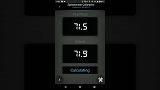 FP3 GPS Speedometer Calibration