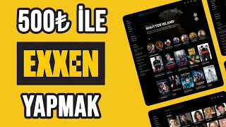 500TL bütçe ile yeni bir dijital platform yaptım - exxen e rakip