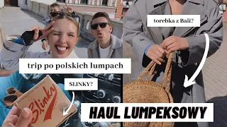 TRIP PO POLSKICH LUMPACH! ☀️ Slinky? ☀️ Torebka z Bali? HAUL LUMPEKSOWY