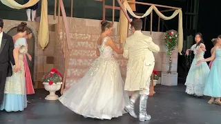 Prince Charming and Cinderella Waltz at the Ball