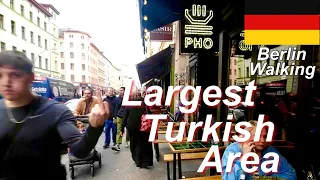 【Largest Turkish Area】Berlin Walking  2023 Summer ,Germany 🇩🇪 | 4k 60fps Kreuzberg