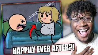 HAPPILY EVER AFTER?! | Try Not To Laugh Challenge CYANIDE AND HAPPINESS EDITION!