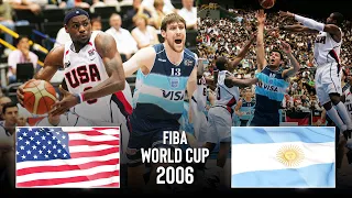 USA 🇺🇸 vs Argentina 🇦🇷 | Bronze Medal Game | Classic Full Games - FIBA Basketball World Cup 2006