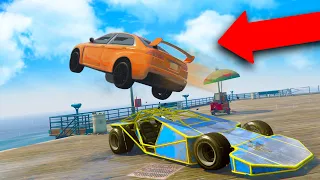 THIS DID NOT GO AS PLANNED! *RAMP CAR TROLLING!* | GTA 5 THUG LIFE #352