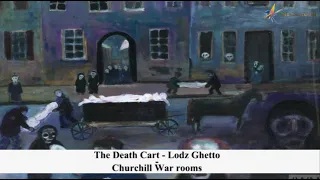 The Death Cart   Lodz Ghetto at The Churchill War rooms