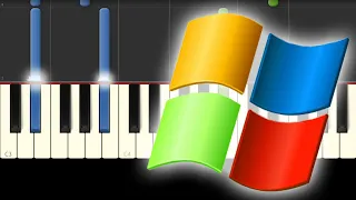 Windows XP Startup and Shutdown Sound / Piano Tutorial / Fácil