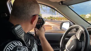 School Zone enforcement ride-along with Marana Police