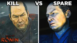 Kill vs Spare Red Samurai (ALL CHOICES) - Rise Of The Ronin