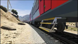 GTA 5 | LONG TRAIN MOD | GTA V GAMEPLAY |