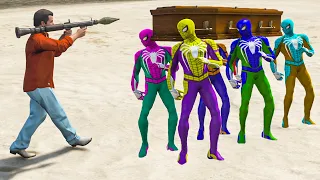 GTA 5 - Coffin Dance Meme #2 SPIDERMAN FUNNY FAILS!