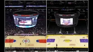 Staples Center Changing from LAKERS to CLIPPERS