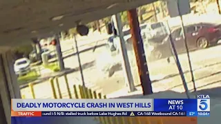 Motorcyclist killed in West Hills crash