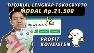 TUTORIAL TRADING TOKOCRYPTO MODAL 20 RIBU MENJADI 400 RIBU | TOKOCRYPTO PEMULA