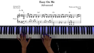 Adele - Easy On Me (Piano Cover) and Sheet music