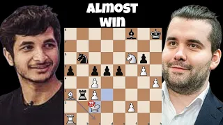 Vidit Almost Defeat Nepo But 😢 | FIDE Candidates Round 11, 2024