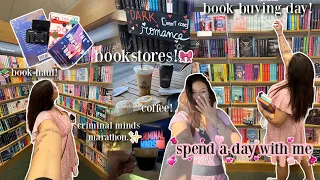 spend a day with me! 🩷🎀 (book shopping & haul + girl time)