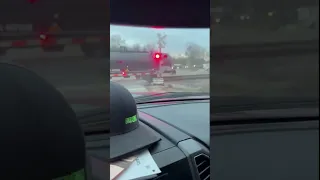 Driver captures train derailment in Oklahoma