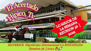 MAVERICK  Hipódromo Internacional LA RINCONADA Reunión 36 │2022 🔥🚀