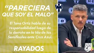 "PARECIERA QUE YO SOY EL MALO DE LA PELÍCULA", Tano tras la derrota ante Cruz Azul | ONCE Diario