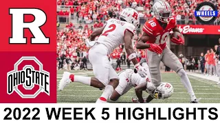 #3 Ohio State vs Rutgers Highlights | College Football Week 5 | 2022 College Football Highlights