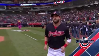 Indians lineup gets introduced