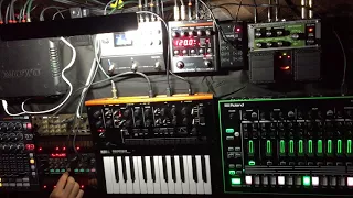 Synth Jam #1 (Monologue / Volca FM / Volca Keys / RV-500 / RE-20 / Nova Delay)