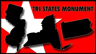 Standing in 3 States at once - Visiting the tri border of NY, NJ, PA [Kult America]