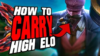 HOW TO GO ABOUT ON CARRYING WITH GRAVES JUNGLE IN HIGH ELO | HIGH ELO GUIDE | SEASON 14