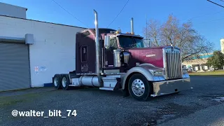 Kenworth W900L Установка руля И удлинение ручки КПП