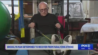 NYC man determined to recover from paralyzing stroke