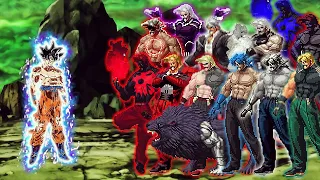 [KOF Mugen] Son Goku Vs 12 Bosses Rugal Team | 1 Vs 12