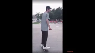 Wang Yibo Proudly Showing OFF his Skating Skills 💚