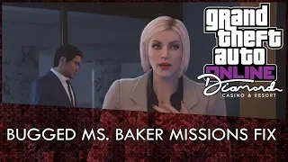 Can't Play Ms  Baker's Missions? Here's A Fix! (GTA Online Casino DLC)