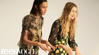 Binx Walton and Gigi Hadid Play Pose Association—Teen Vogue’s The Cover