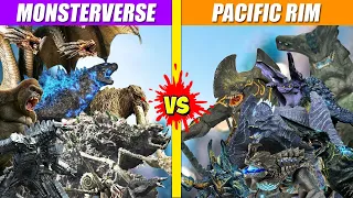 Team MonsterVerse Kaiju vs Team Pacific Rim Kaiju War | SPORE