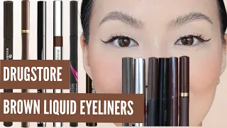 Best Drugstore Brown Liquid Eyeliners