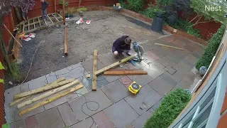 Garden Landscaping Time Lapse