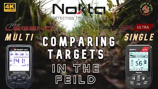 Nokta Legend vs Simplex Ultra - Comparing Targets | Metal Detecting Tips And Skills