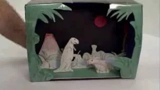 A Dinosaur Diorama for Kids to Make