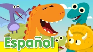 Diez Pequeños Dinosaurios | Canciones Infantiles | Super Simple Español