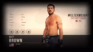 EA UFC 3 - Ranked Fights - Taking it easy with Matt Brown
