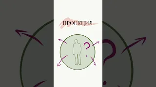 Проекция - защитный механизм психики.